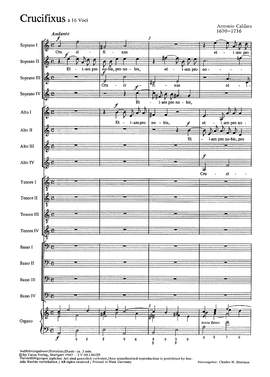 Caldara: Crucifixus a 16 voci