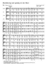 Grell: Barmherzig und gnädig ist der Herr (Op.26; EsDur)
