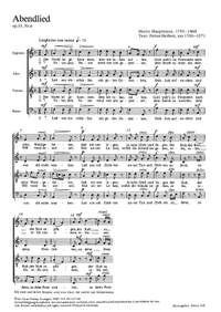 Commer: Jerusalem; Hauptmann: Die Nacht ist gekommen