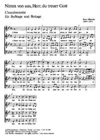 Albrecht: Nimm von uns, Herr