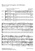 Brahms: Warum ist das Licht gegeben (Op.74 no. 1; d-Moll) Product Image