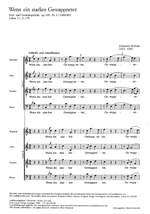 Brahms: Wenn ein starker Gewappneter (Op.109 no. 2; C-Dur) Product Image