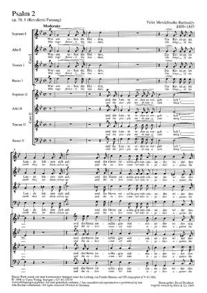 Mendelssohn Bartholdy: Warum toben die Heiden (Op.78 no. 1)