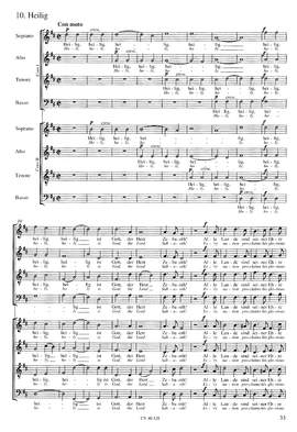 Mendelssohn Bartholdy: Heilig, heilig, heilig (DDur)