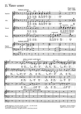 Liszt: Vater unser (S 29; AsDur)