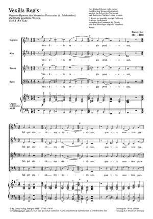 Liszt: Vexilla regis (S 50 no. 8; e-Moll)