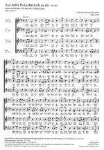 Mendelssohn Bartholdy: Aus tiefer Not schrei ich zu dir (Op.23 no. 1; f-Moll) Product Image