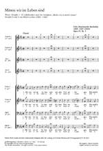 Mendelssohn Bartholdy: Mitten wir im Leben sind (Op.23 no. 3; c-Moll) Product Image