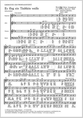 Brahms: Drei Weihnachtschorsätze von Brahms, Distler und Kaminski