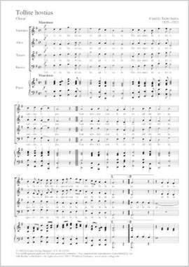 SaintSaëns: Weihnachtschorsätze