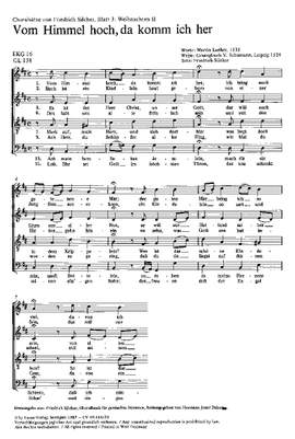 Silcher: Weihnachten II, Choräle 3