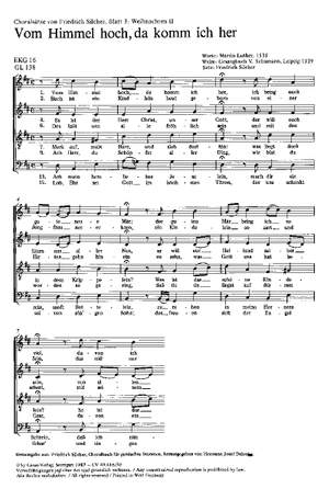 Silcher: Weihnachten II, Choräle 3
