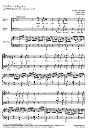Schumann: Dunkler Lichtglanz (Op.13810)