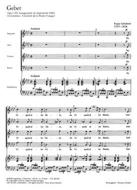 Schubert: Gebet (D 815; AsDur)