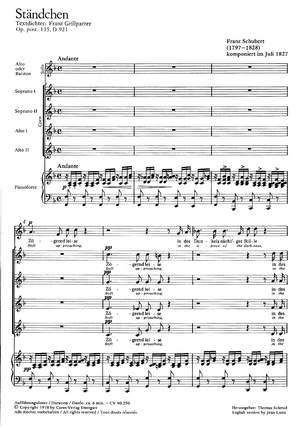 Schubert: Ständchen (D 921; F-Dur)