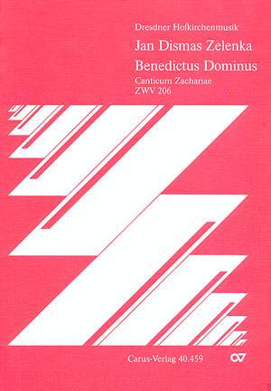Zelenka: Benedictus Dominus Deus Israel (ZWV 206; g-Moll)
