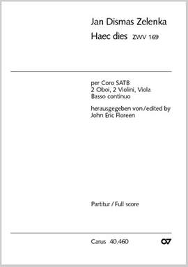 Zelenka: Haec dies (ZWV 169; CDur)