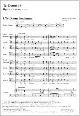 Scarlatti: Te Deum a 8 (CDur)
