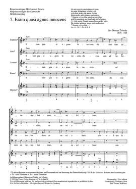 Zelenka: Eram quasi agnus (ZWV 55 no. 7; dorisch)