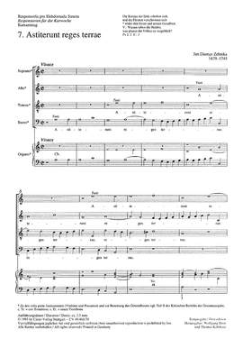 Zelenka: Astiterunt reges terrae (ZWV 55 no. 25; phrygisch)