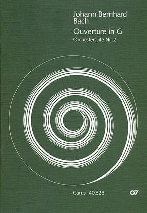 Bach, JB: Orchestersuite Nr. 2 (G-Dur)