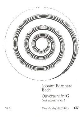 Bach, JB: Orchestersuite Nr. 2 (GDur)