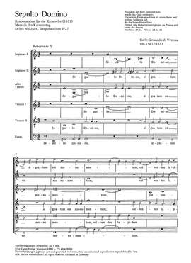 Gesualdo di Venosa: Sepulto Domino (phrygisch)