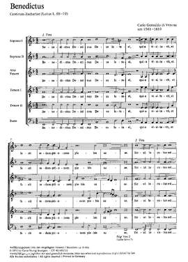 Gesualdo di Venosa: Benedictus