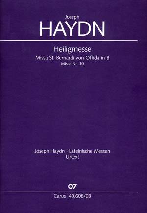 Haydn: Missa Sancti Bernardi von Offida (Heiligmesse) (Hob.XXII:10)