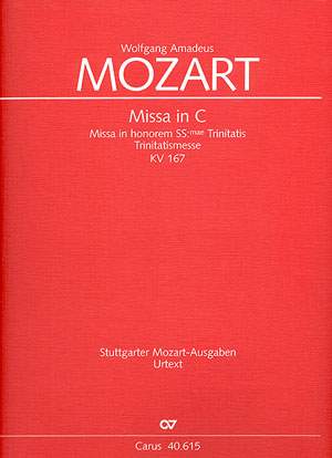 Mozart: Missa in C (KV 167; C-Dur)