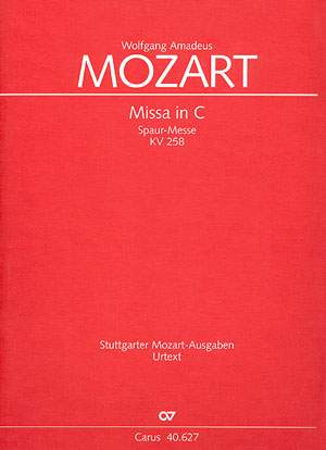 Mozart: Missa in C (KV 258; C-Dur)