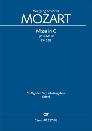 Mozart: Missa in C (KV 258; C-Dur)