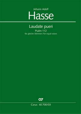 Hasse: Laudate pueri (ADur)