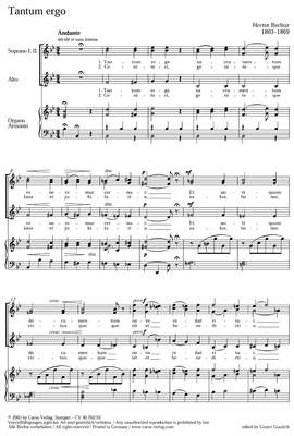 Berlioz: Tantum ergo (BDur)