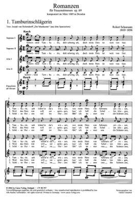 Schumann: Romanzen für Frauenstimmen op. 69
