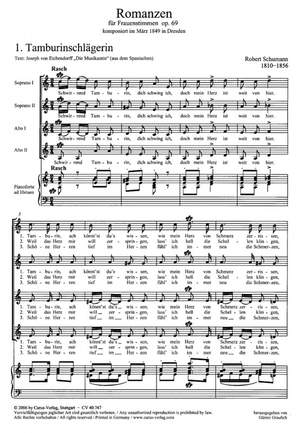 Schumann: Romanzen für Frauenstimmen op. 69