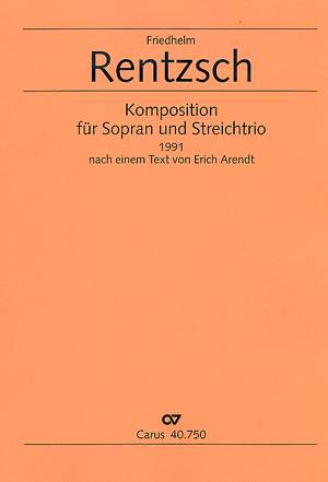 Rentzsch: Komposition für Sopran und Streichtrio