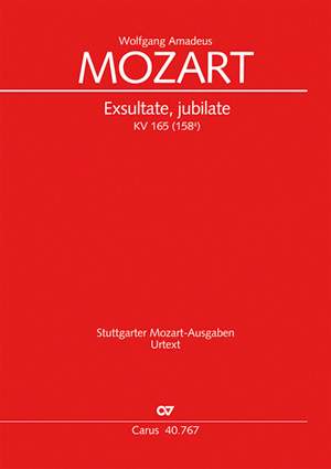 Mozart: Exsultate, jubilate (KV 165 (158a); F-Dur)