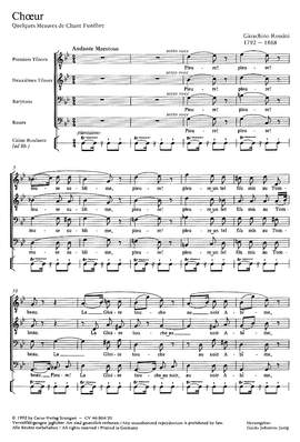 Rossini: Choeur (gMoll)