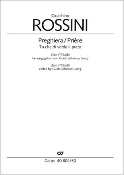 Rossini: Preghiera (CDur)