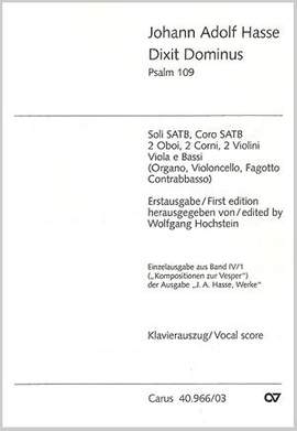 Hasse: Dixit Dominus (CDur)