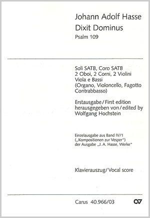 Hasse: Dixit Dominus (CDur)