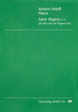 Hasse: Salve Regina in A (ADur)