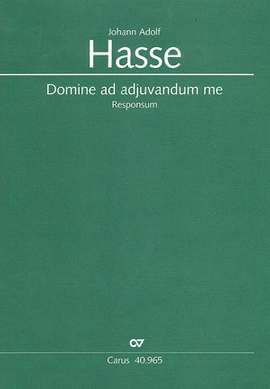 Hasse: Domine ad adiuvandum me (CDur)