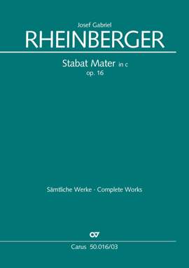 Rheinberger: Stabat Mater in c (Op.16; cMoll)
