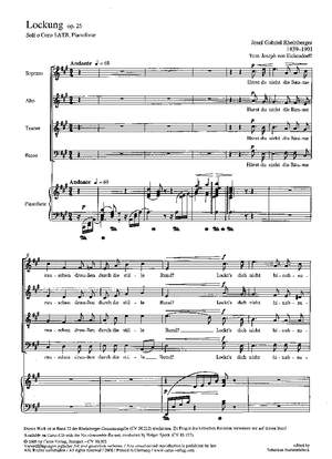 Rheinberger: Lockung (Op.25; A-Dur)