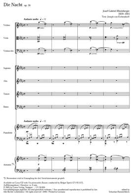 Rheinberger: Die Nacht (Op.56; DesDur)