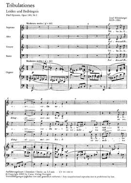 Rheinberger: Tribulationes (Op.140 no. 1; aMoll)