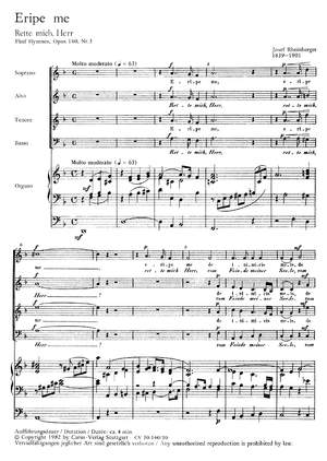 Rheinberger: Eripe me (Rette mich, Herr) (Op.140 no. 3; d-Moll)