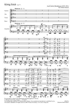 Rheinberger: König Erich (Op.71)